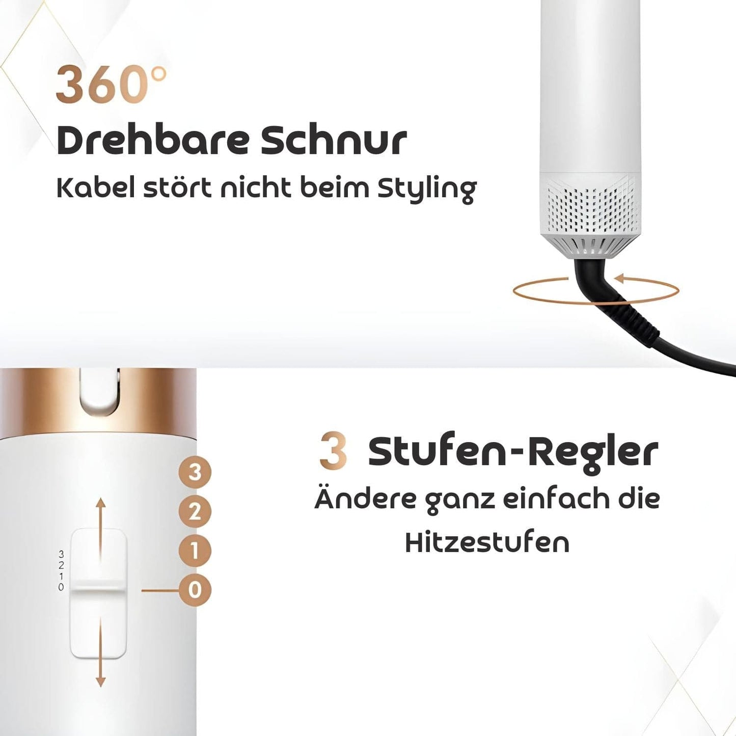 Ion-Airstyler 5 in 1 - Professionelles Styling für Deine Haare